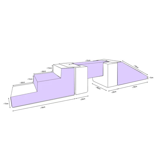 Beam, Step & Slide - Lilac