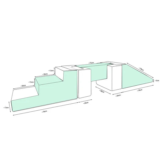 Beam, Step & Slide - Mint