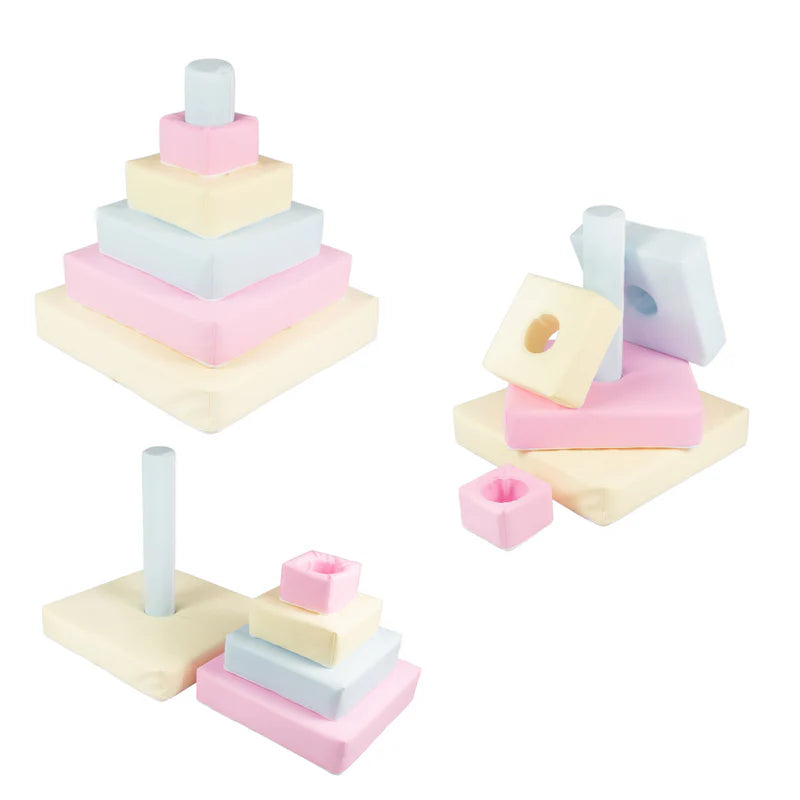 Pyramid Stacking Tower - Pastel Trio
