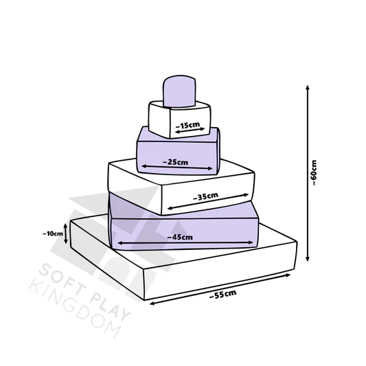 Pyramid Stacking Tower - Lilac